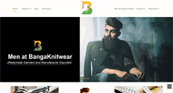 Desktop Screenshot of bangaknitwear.com